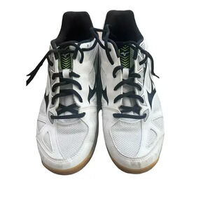 Mizuno Women's Black & White Cyclone Speed 2 Indoor Volleyball Shoes Size US 9